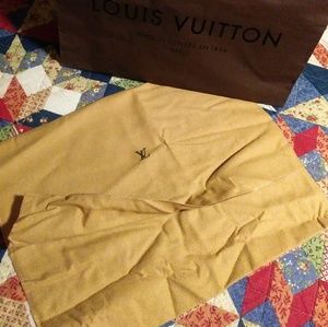 Authentic LV Fold Over Dust Bag